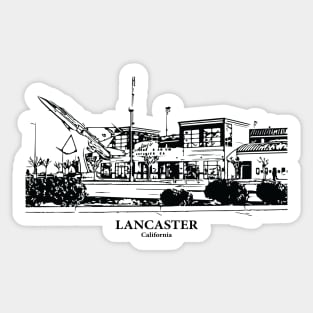 Lancaster - California Sticker